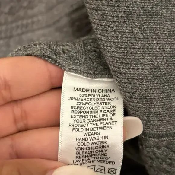 Tuckernuck Hill House Gray Constantine Knit Mini Skirt Size Medium - Picture 8 of 8